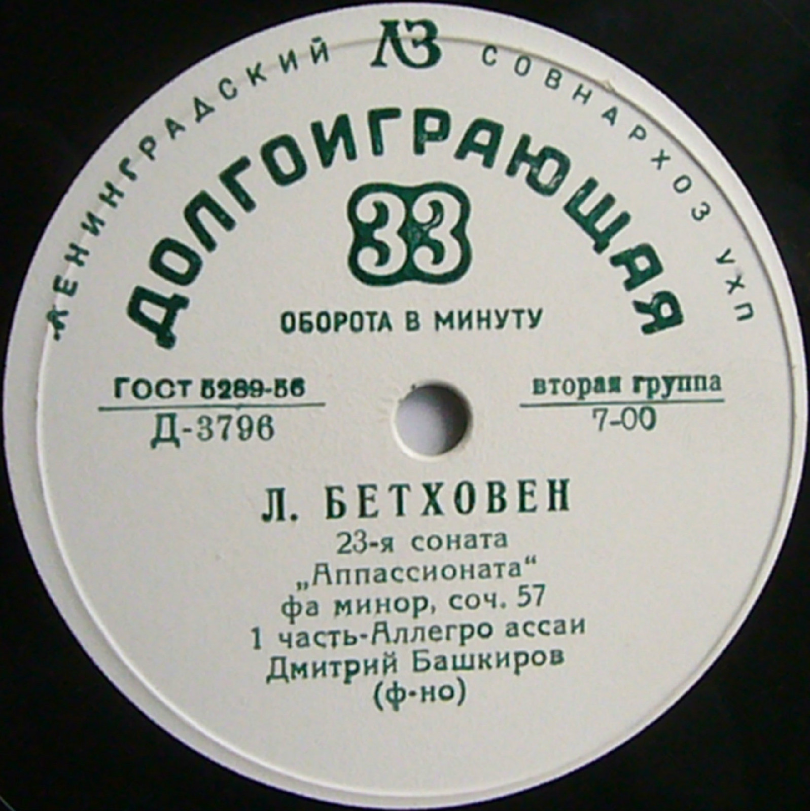 Л. Бетховен: Соната № 23 "Аппассионата" (Дмитрий Башкиров, ф-но)