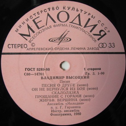 Владимир Высоцкий. Песни