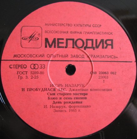 Игорь НАЗАРУК - "И пробудился лес" (джазовые композиции)