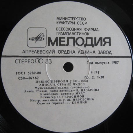 Алиса в стране чудес