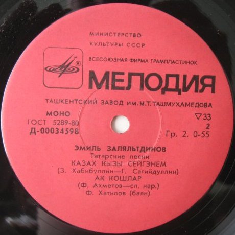 Эмиль ЗАЛЯЛЬТДИНОВ: Татарские песни