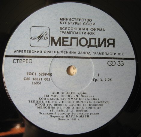 Аби Зейдер (труба). Популярные мелодии