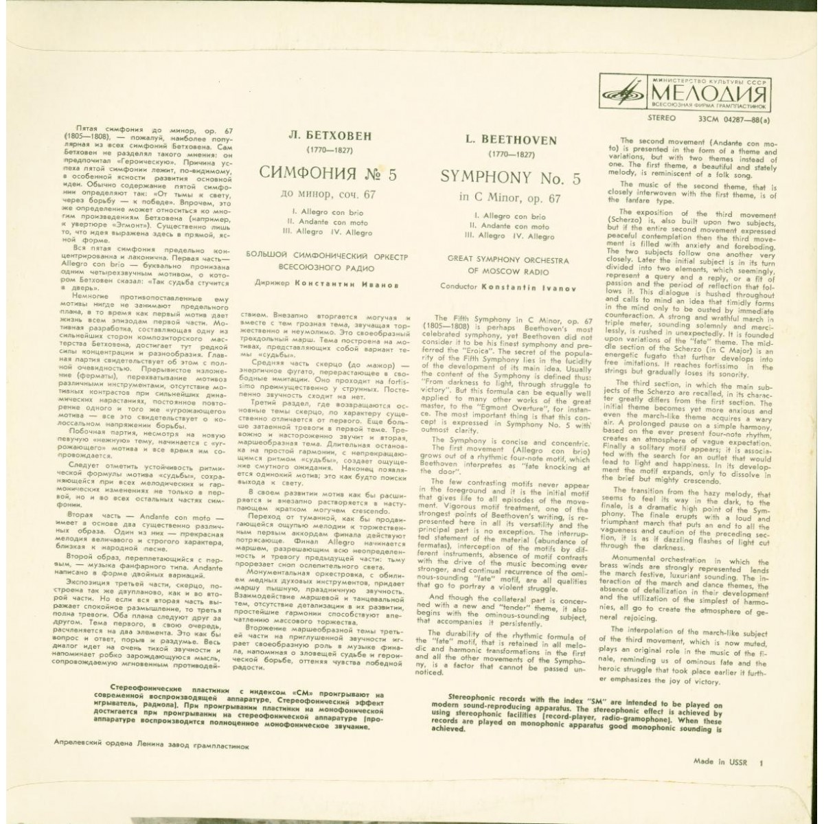 Л. Бетховен: Симфония № 5 (К. Иванов)