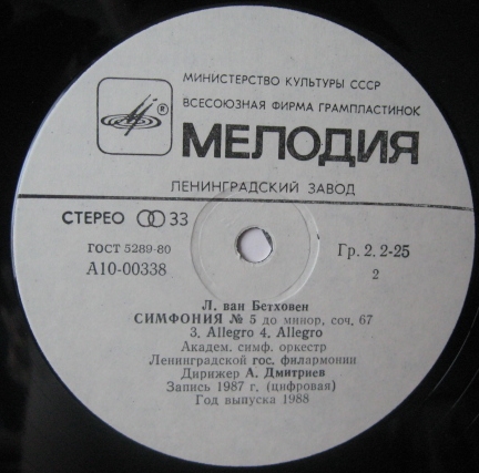 Л. Бетховен: Симфония № 5 (Александр Дмитриев)