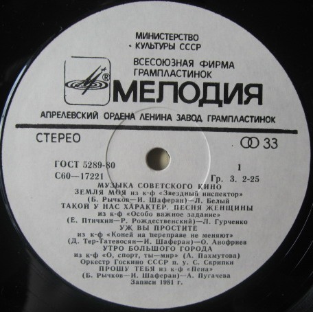 Музыка советского кино