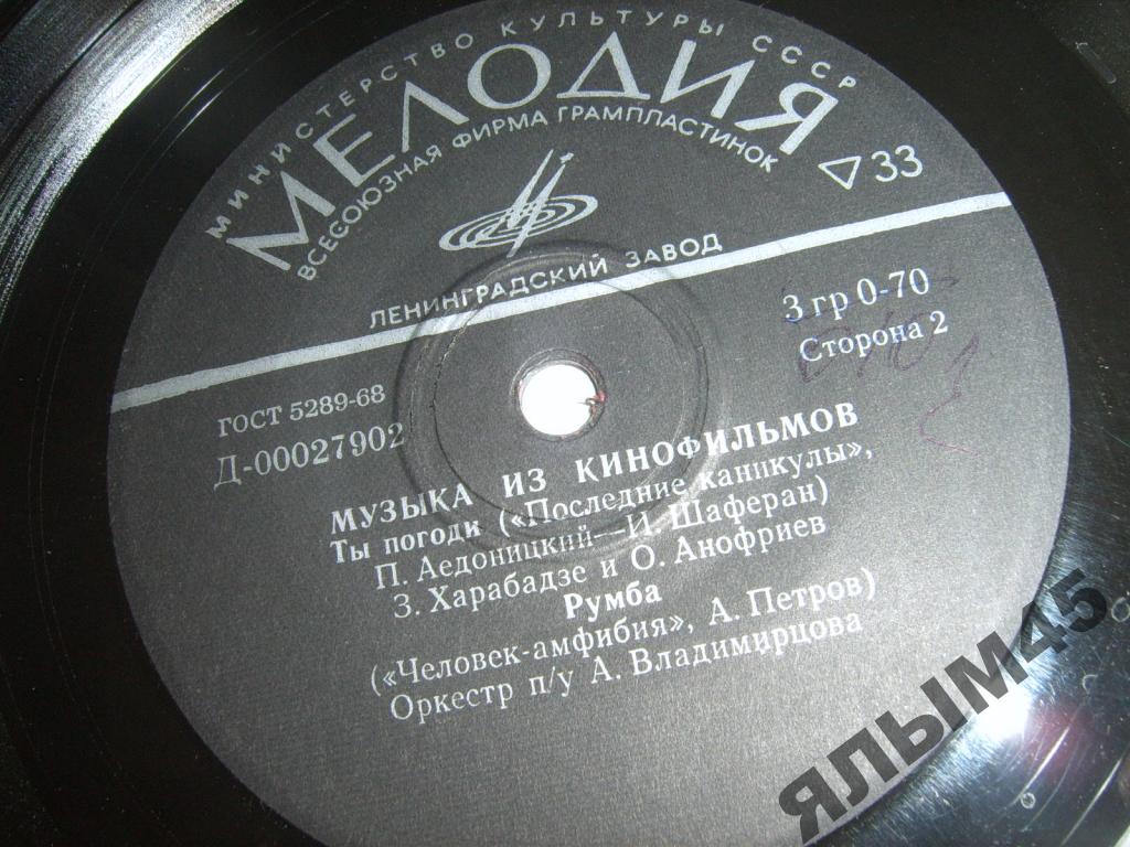 Музыка из кинофильмов