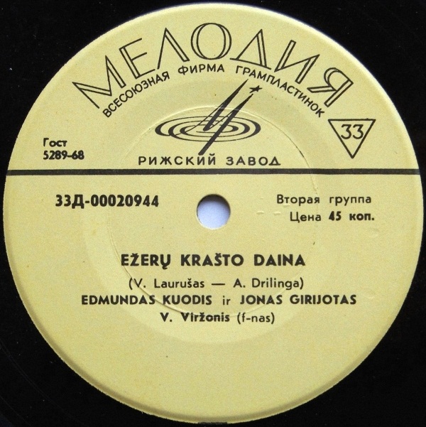 Эдмундас КУОДИС и Йонас ГИРИЁТАС / Edmundas Kuodis Ir Jonas Girijotas