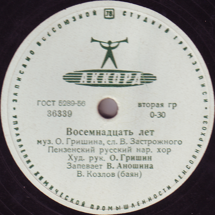 Пензенский русский нар. хор — Восемнадцать лет / Край наш пензенский