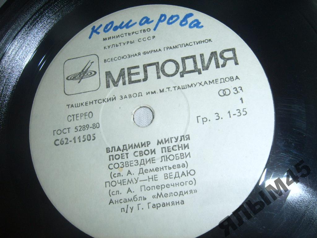 Владимир Мигуля поёт свои песни