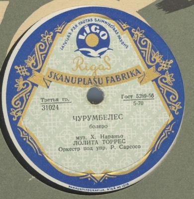 Лолита Торрес – Чурумбелес / Страдания любви