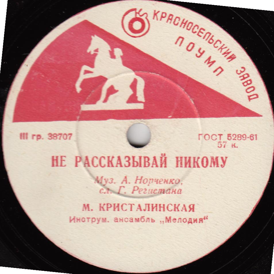 М. Кристалинская - Не рассказывай никому / Если вам ночью не спится