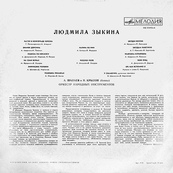 Людмила Зыкина