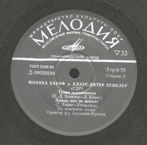 ХАУФФ Моника и ХЕНКЛЕР Клаус-Дитер