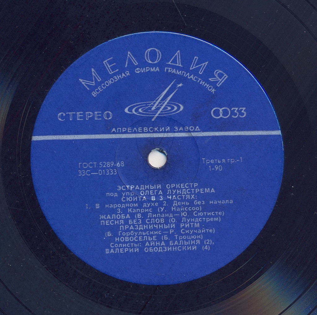 Эстрадный Оркестр под управлением Олега Лундстрема