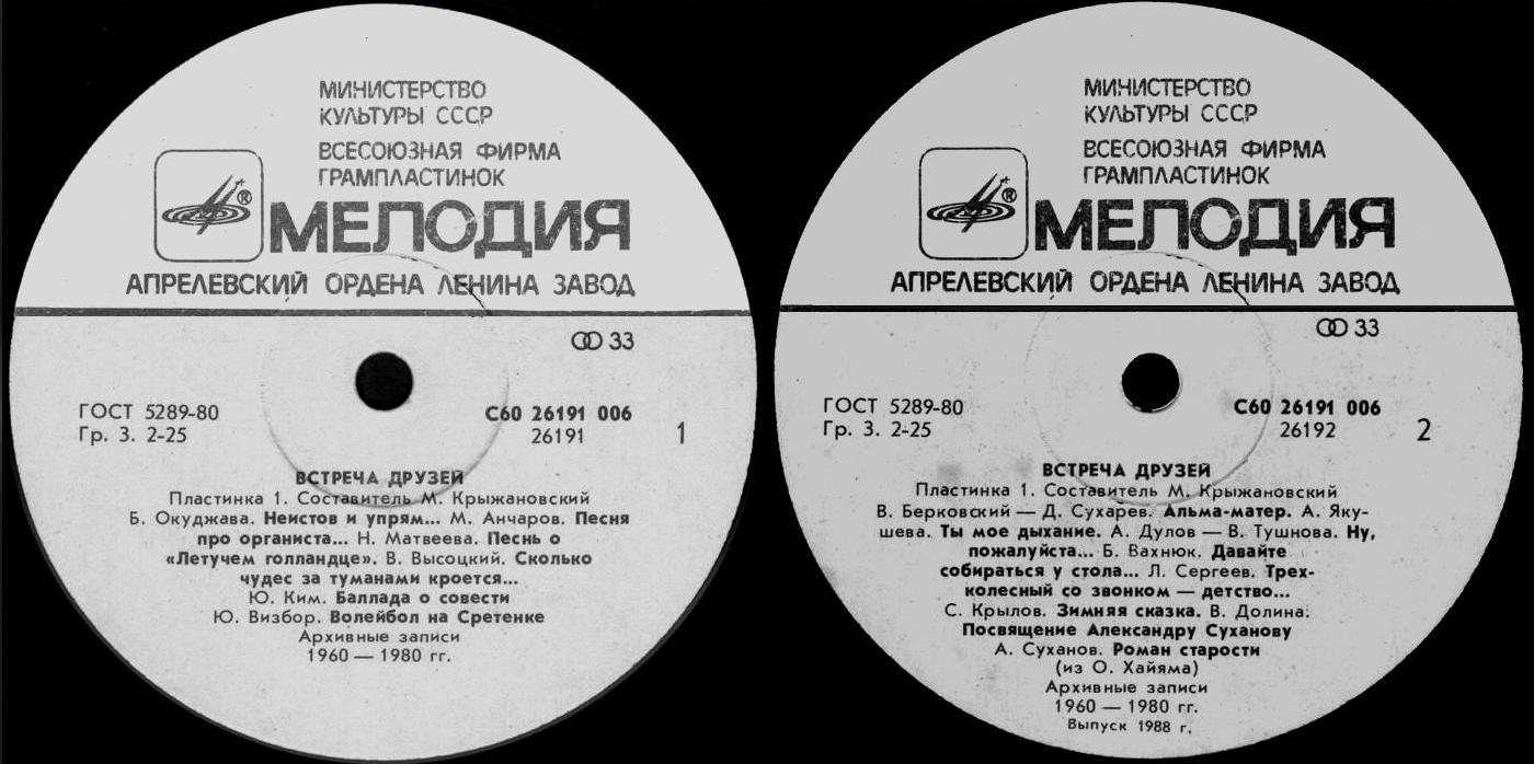 Встреча друзей. 25 лет клубу песни «Восток»