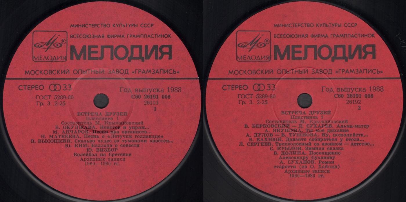 Встреча друзей. 25 лет клубу песни «Восток»