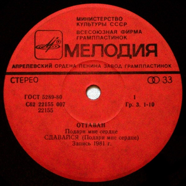 АНСАМБЛЬ "ОТТАВАН" (Ottawan) "Подари мне сердце"- на английском языке