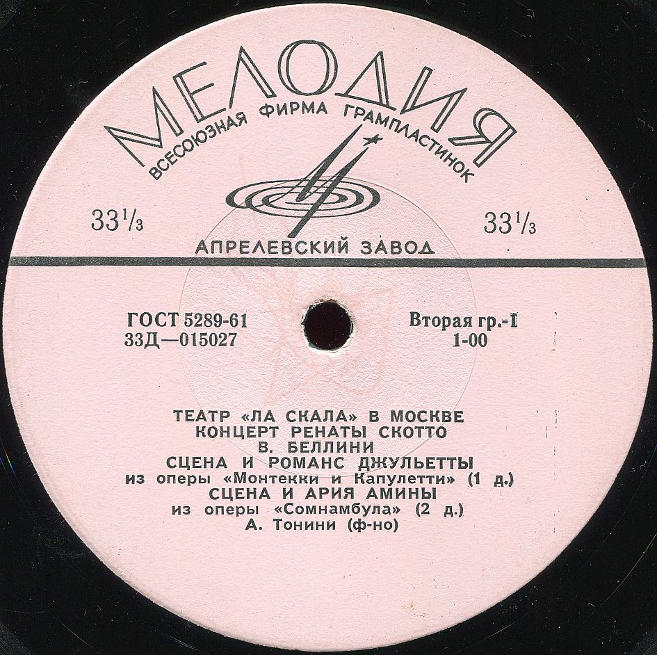 Театр "Ла Скала" в Москве. Концерт Ренаты Скотто