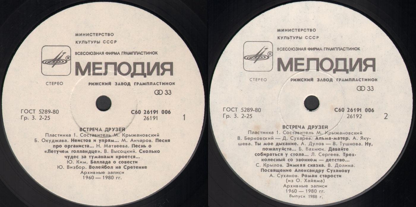 Встреча друзей. 25 лет клубу песни «Восток»