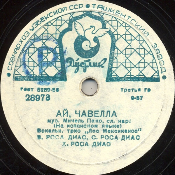 Вокальное трио "Лос Мехиканос" (Мексика) — Никогда / Ай, Чавелла