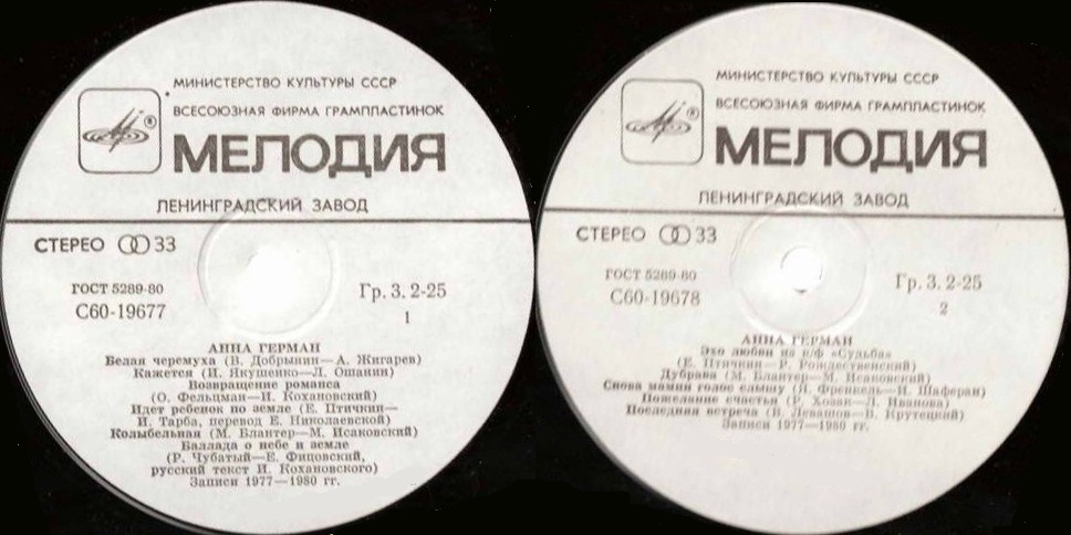 Анна ГЕРМАН. «Последняя встреча»