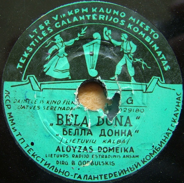 Aloyzas Domeika ‎– Bela Dona / Ilgesys