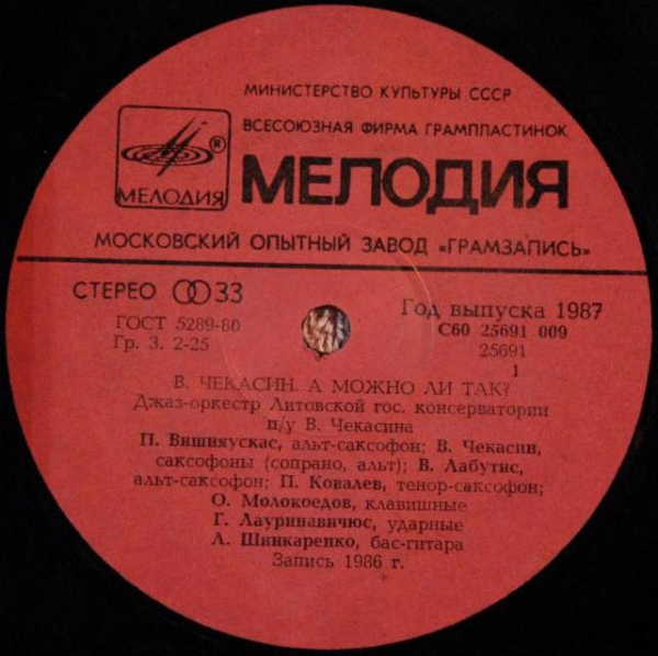 В. ЧЕКАСИН. «А можно ли так?»