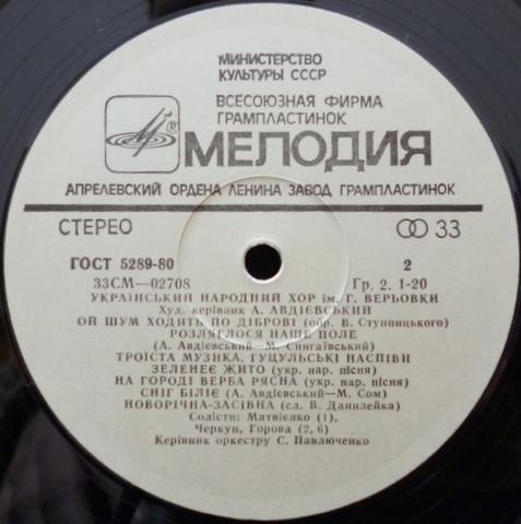 Український Народний Хор Ім. Г. Верьовки