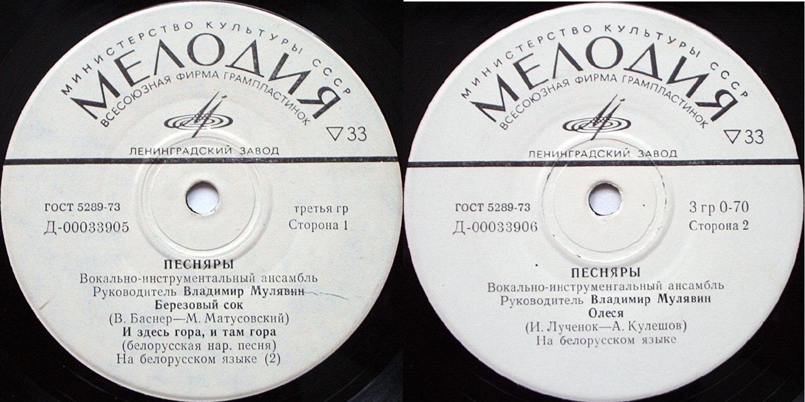 ВИА «ПЕСНЯРЫ»