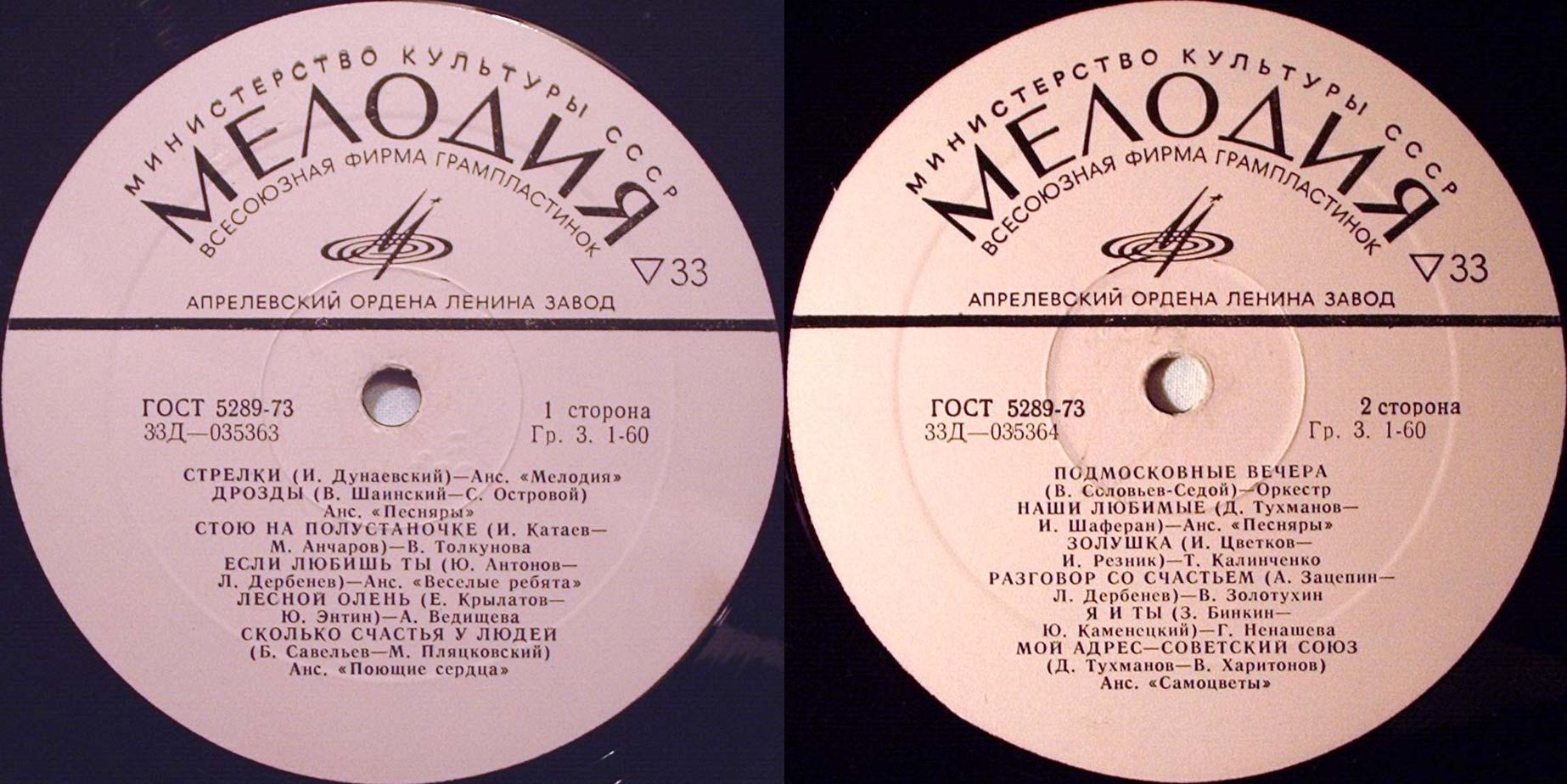 Разговор со счастьем. Эстрадные песни