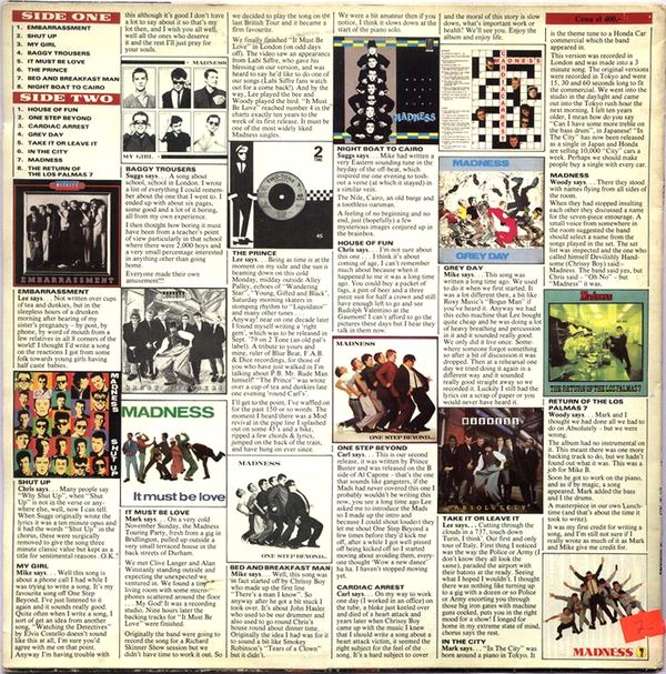 Madness ‎– Complete Madness [по заказу польской фирмы TONPRESS]