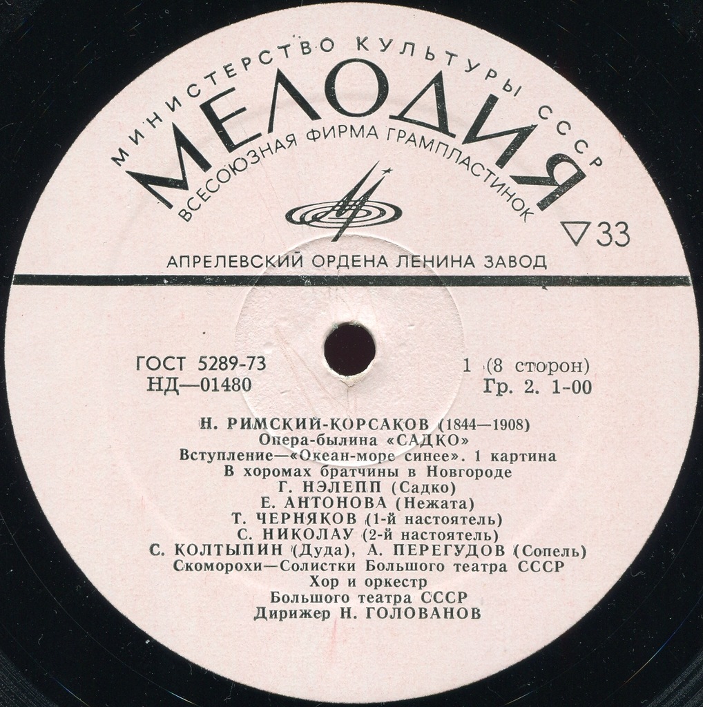 Н. Римский-Корсаков (1844-1908). Опера-былина "Садко"