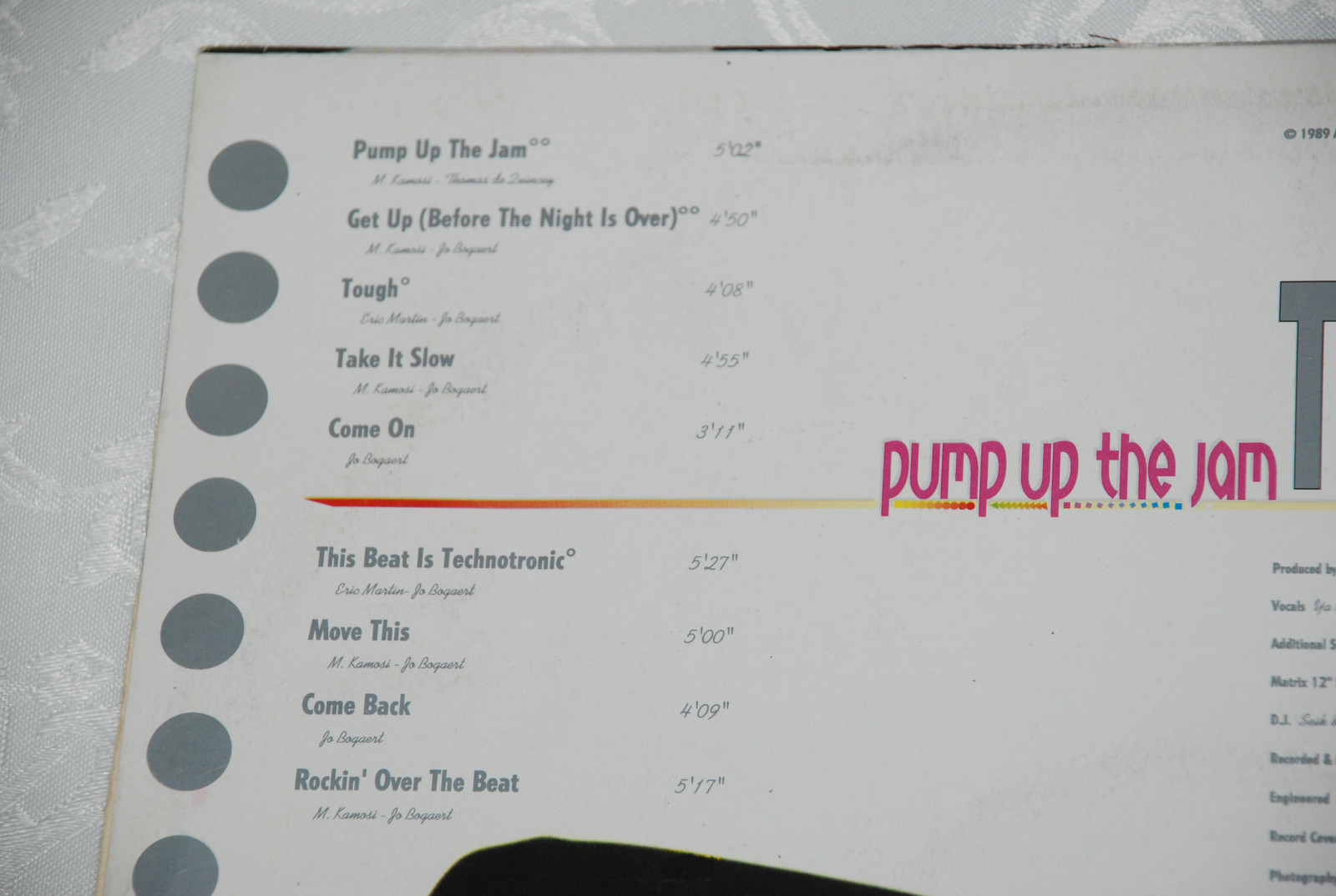 Technotronic - Pump Up The Jam