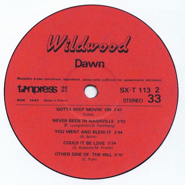 Wildwood  - "Dawn" [по заказу польской фирмы TONPRESS SX-T113]