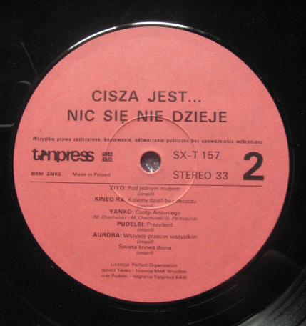 Cisza jest... nic się nie dzieje (сборник) [по заказу польской фирмы TONPRESS]