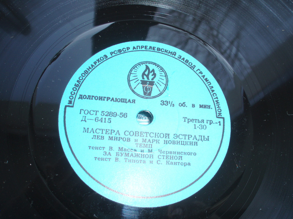 Лев МИРОВ и Марк НОВИЦКИЙ - Мастера советской эстрады