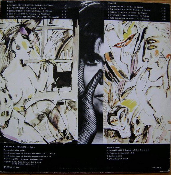 Krystyna Prońko ‎– Subtelna Gra [по заказу польской фирмы WIFON, LP 100]