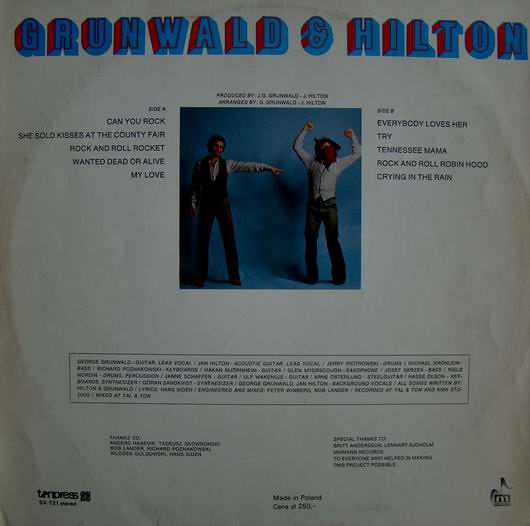 Jerzy Grunwald & Jan Hilton  - "Try" [по заказу польской фирмы TONPRESS, SX-T21]