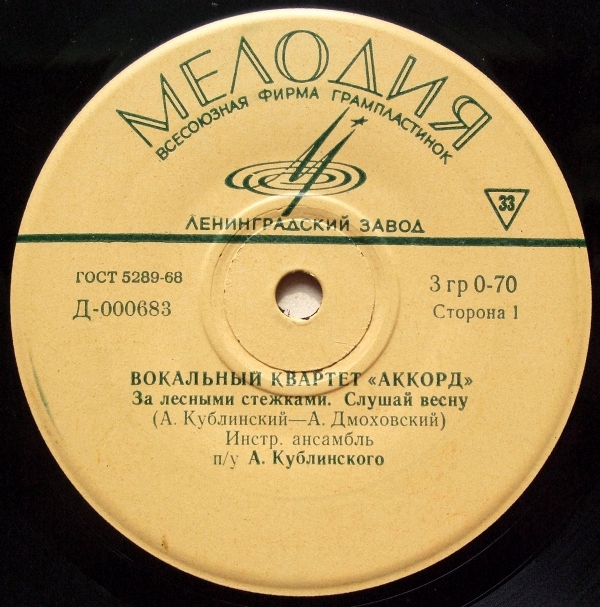 Вокальный квартет «Аккорд»