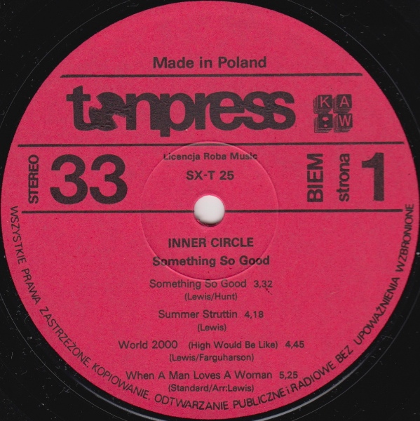 INNER CIRCLE «Something So Good»