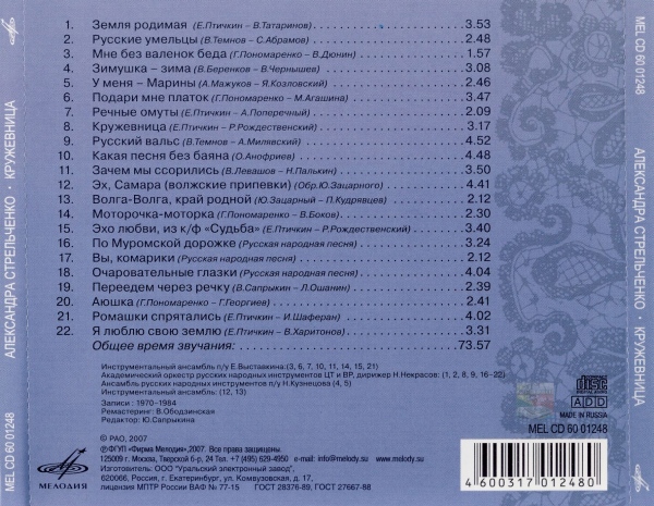 Александра Стрельченко. Кружевница