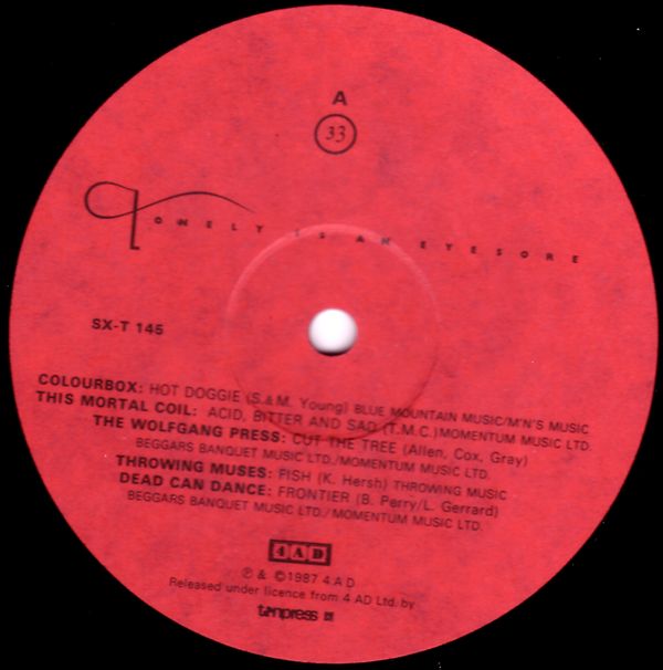 Lonely Is An Eyesore [по заказу польской фирмы TONPRESS SX-T 145]