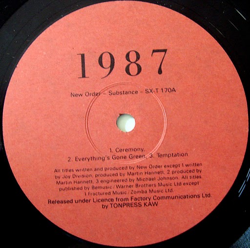 New Order ‎– Substance 1987 [по заказу польской фирмы TONPRESS]