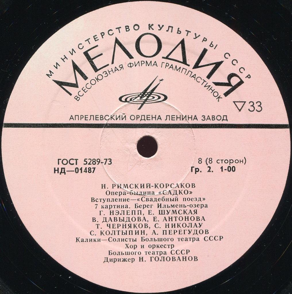 Н. Римский-Корсаков (1844-1908). Опера-былина "Садко"