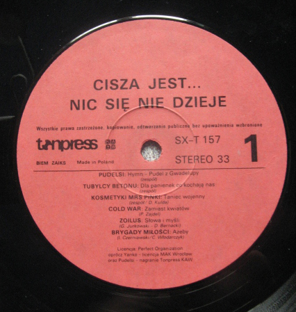 Cisza jest... nic się nie dzieje (сборник) [по заказу польской фирмы TONPRESS]