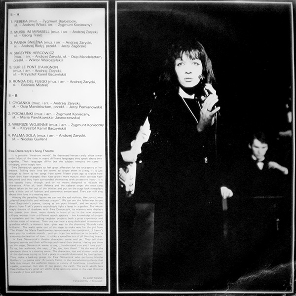 Ewa Demarczyk ‎– Live [По заказу польской фирмы WIFON, LP 033]