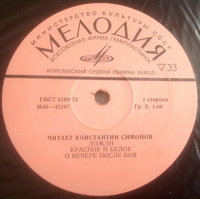 Читает Константин Симонов: