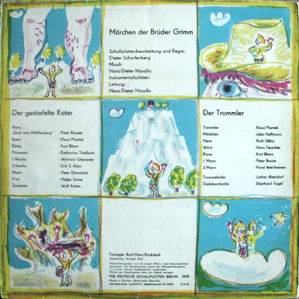 Brüder Grimm ‎– Der Gestiefelte Kater / Der Trommler [по заказу немецкой фирмы LITERA, 8 65 208]