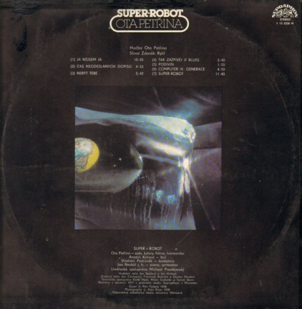 Ota Petřina  ‎– Super-robot [по заказу чешской фирмы SUPRAPHON, 1 13 2330]
