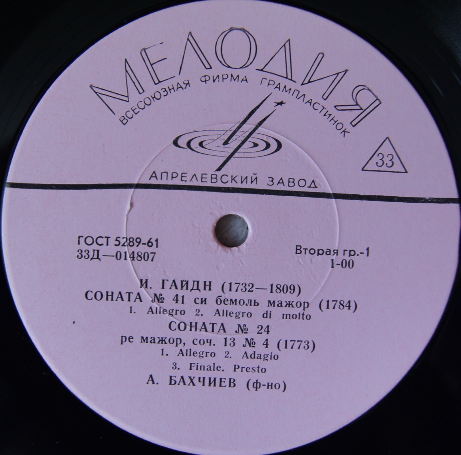 А. БАХЧИЕВ (ф-но)